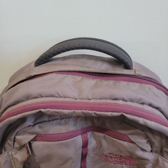 The North Face Borealis Backpack Hiking Outdoor Pink Purple Womens Laptop Bag - Picture 8 of 11